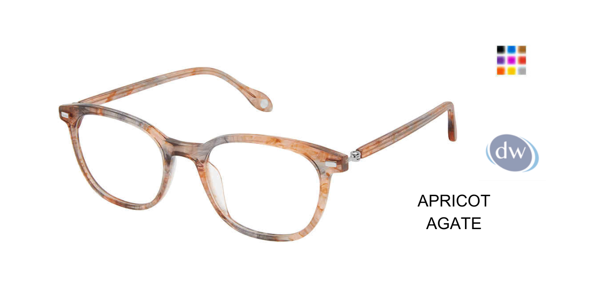 FYSH F-3716 Eyeglasses Apricot Agate
