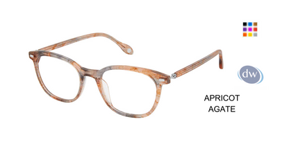 FYSH F-3716 Eyeglasses Apricot Agate
