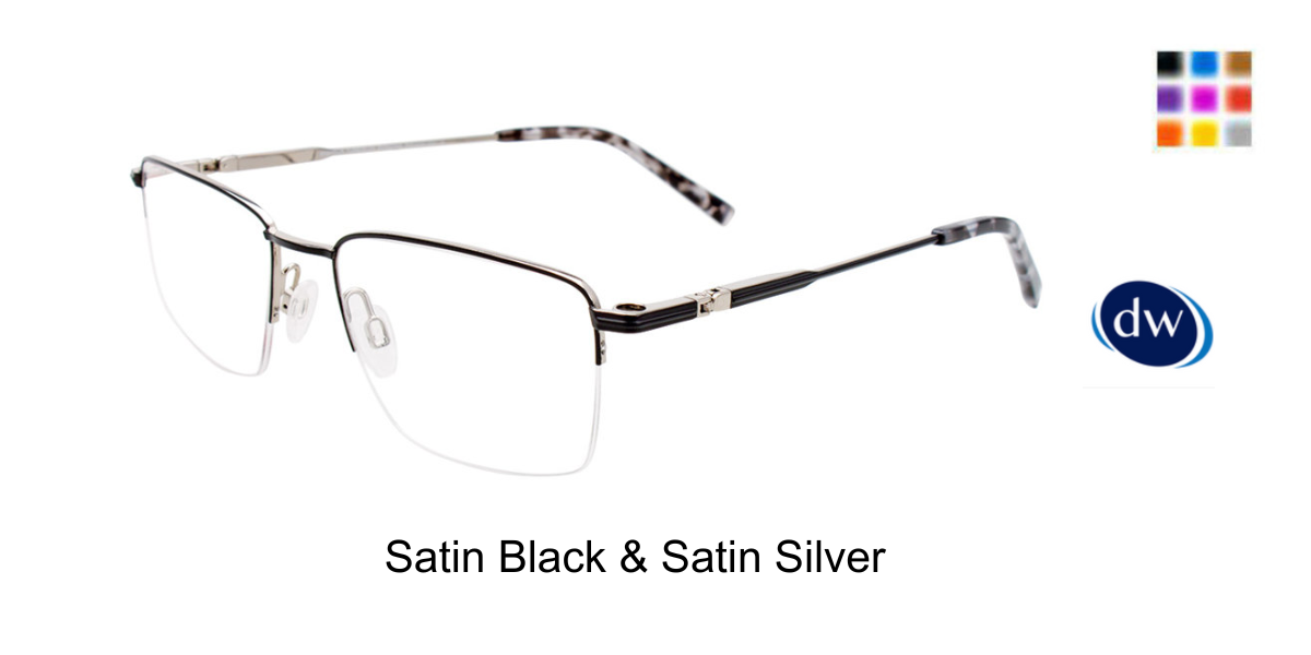 Satin Black Satin Silver