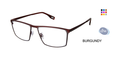 EVATIK E-9251 Eyeglasses Burgundy