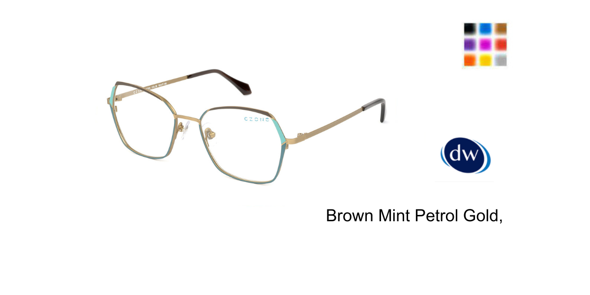 Brown Mint Petrol Gold