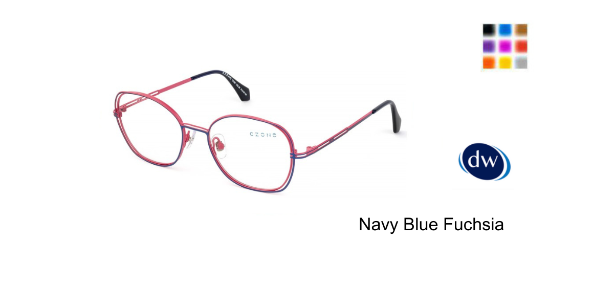 Navy Blue Fuchsia