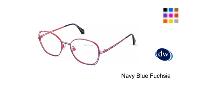 Navy Blue Fuchsia