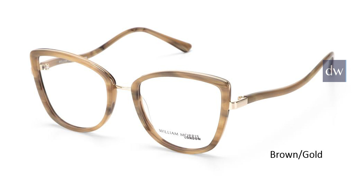 Brown/Gold William Morris London WM50164 Eyeglasses.