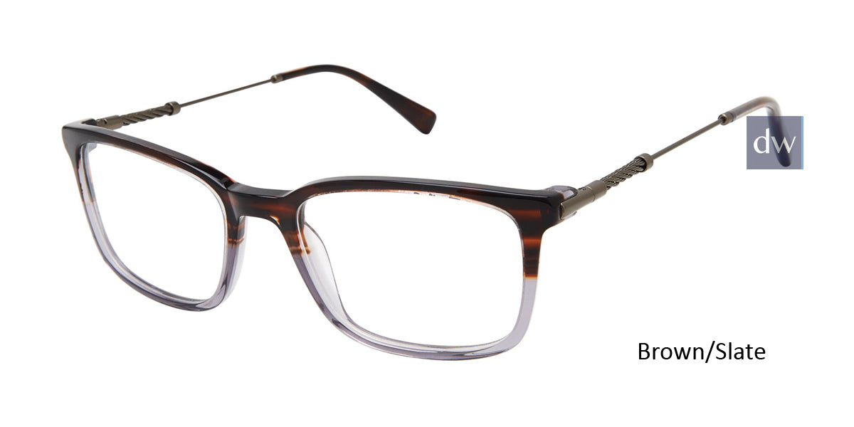 Brown/Slate Buffalo BM001 Eyeglasses.