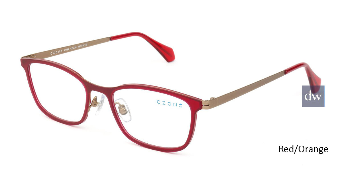 Red/Orange C-Z one A1184 Eyeglasses Teenager.