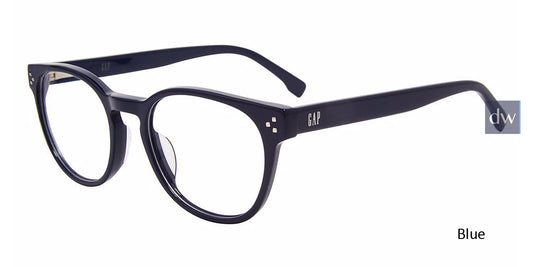 Gap VGP005 Panto Eyeglasses in Blue — women's full cellulose acetate frame
