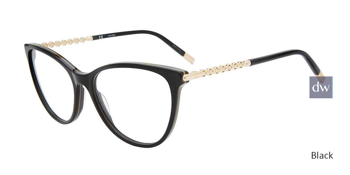 Black Escada VESC60 Eyeglasses