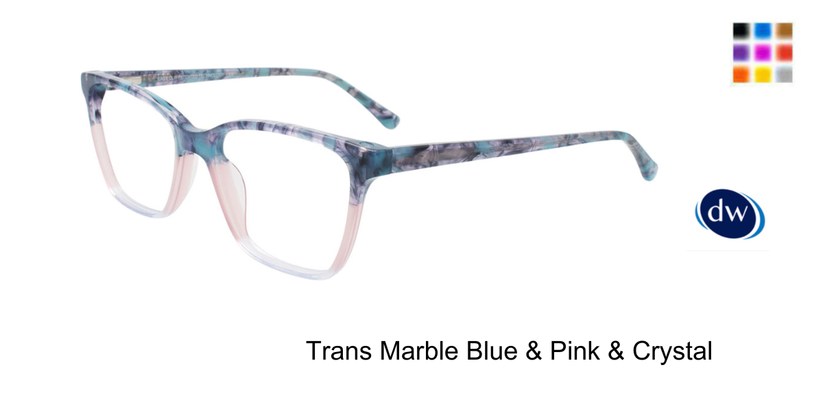 Trans Marble Blue Pink Crystal