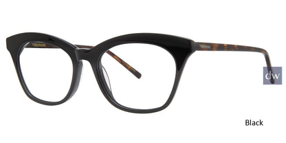Black Vera Wang V588 Eyeglasses.