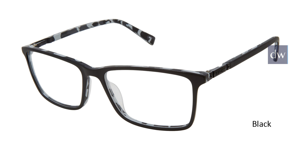 Black Buffalo Ultra Thin BM011 Eyeglasses.