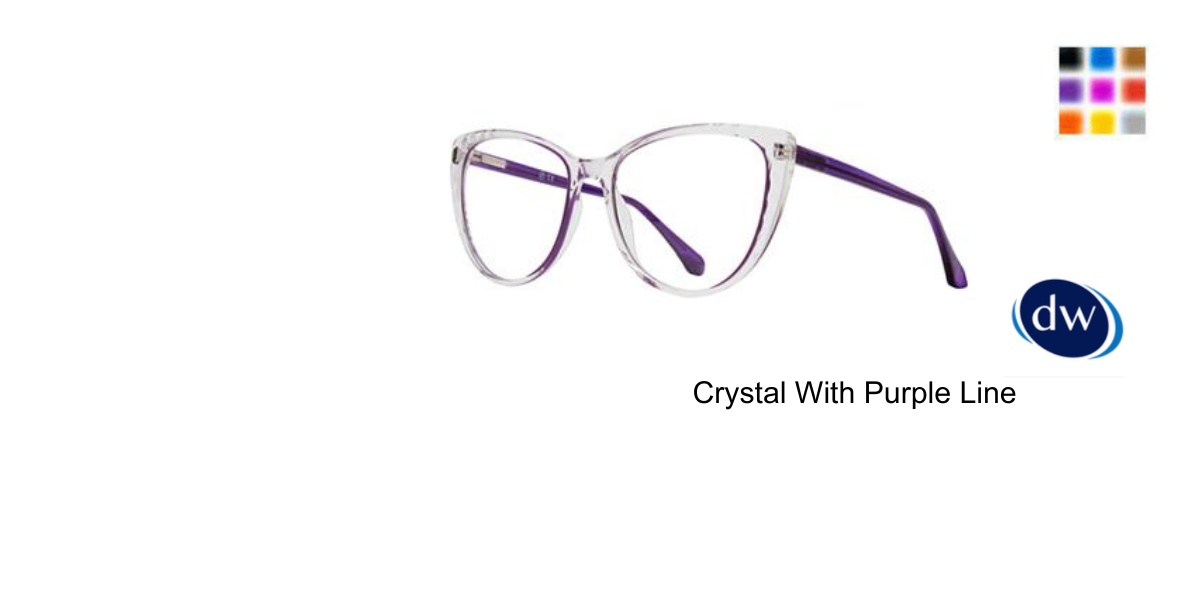 Crystal With Purple Line