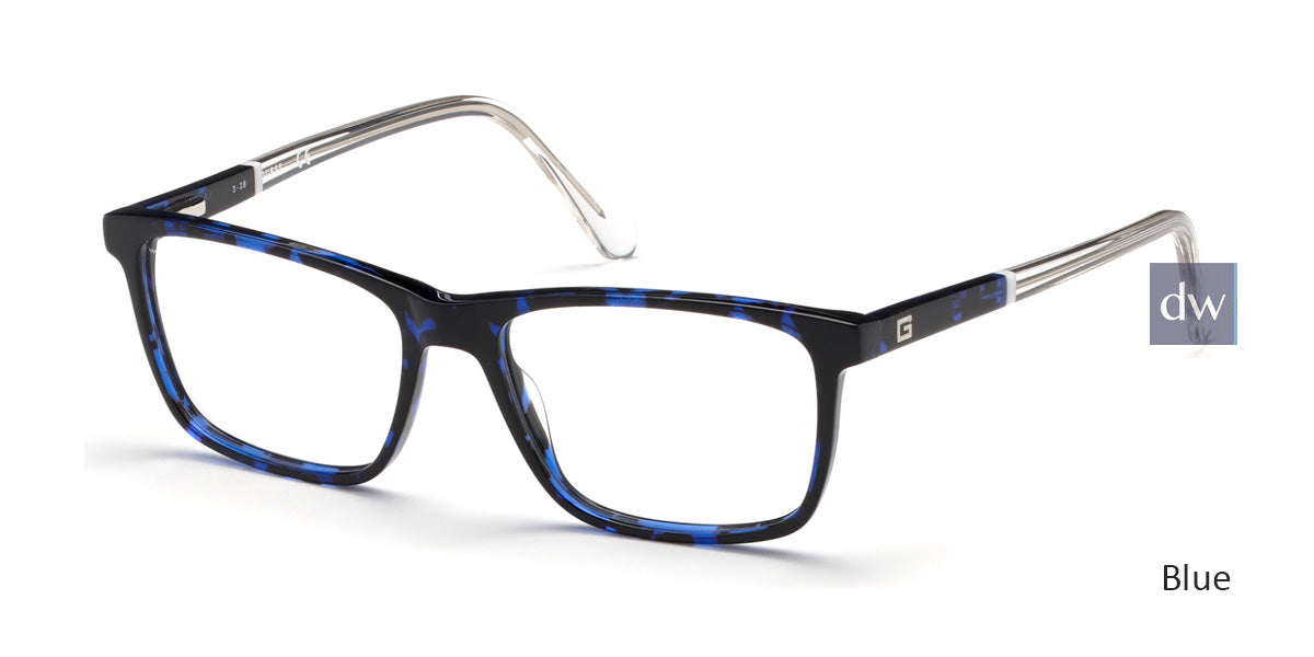 Blue Guess GU1971 Eyeglasses.