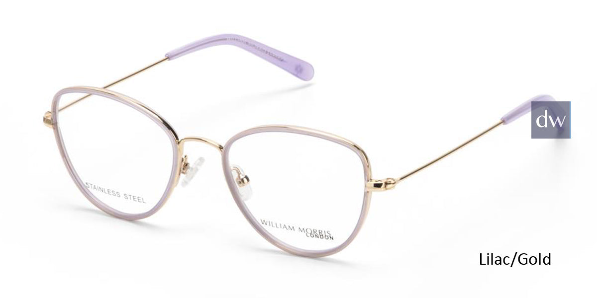 Lilac/Gold William Morris London WM55001 Eyeglasses.
