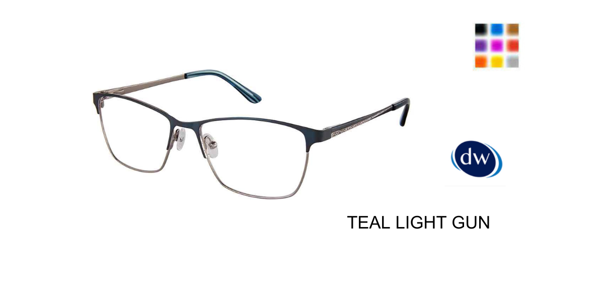 Teal Light Gunmetal