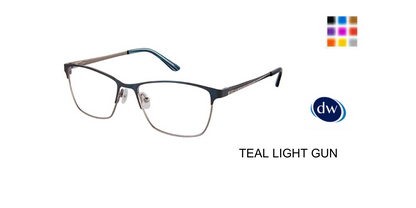 Teal Light Gunmetal
