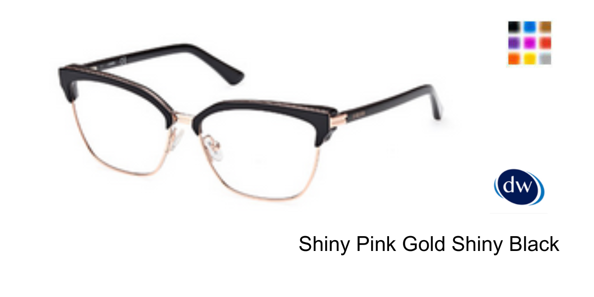 Shiny Pink Gold Shiny Black
