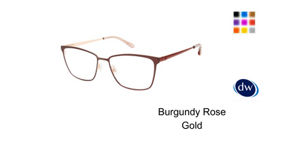 Burgundy Rose Gold