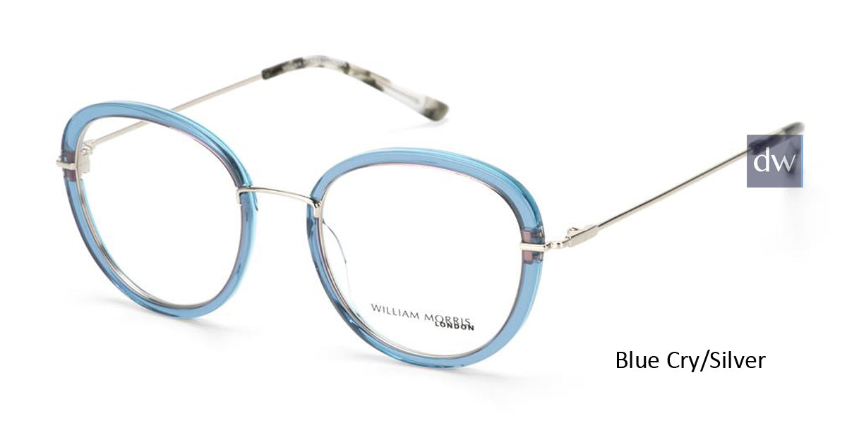 Blue Cry/Silver William Morris London WM50165 Eyeglasses.