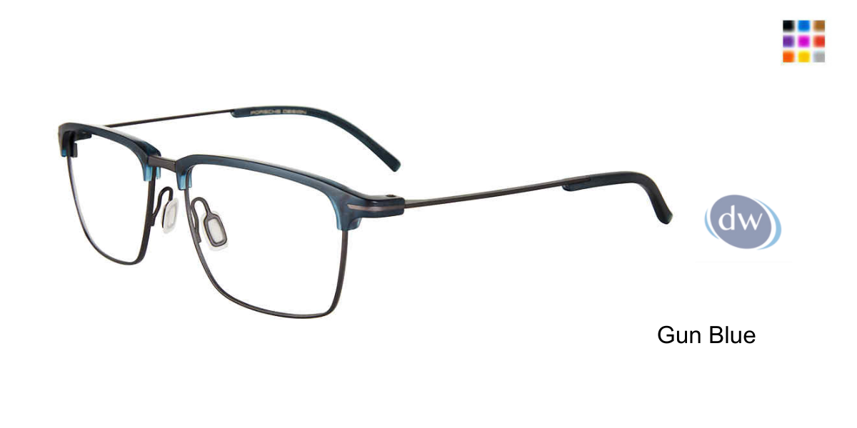 PORSCHE DESIGN P8380 Eyeglasses Gun Blue
