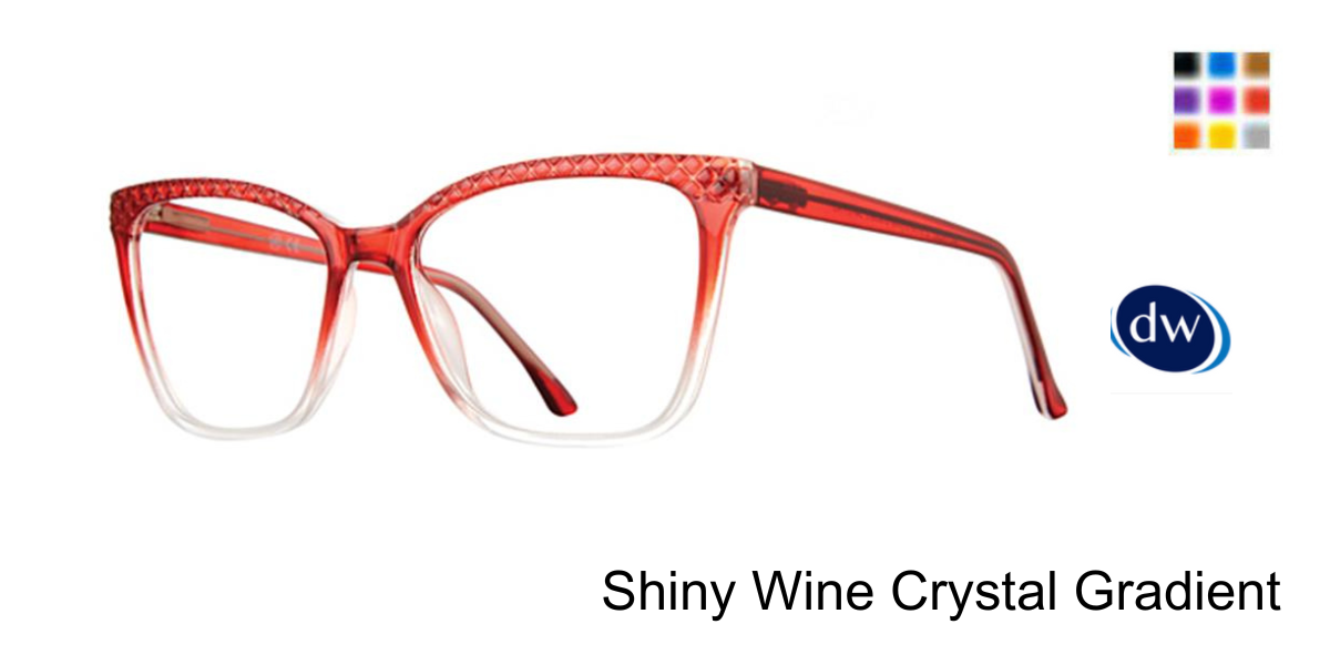Shiny Wine Crystal Gradient