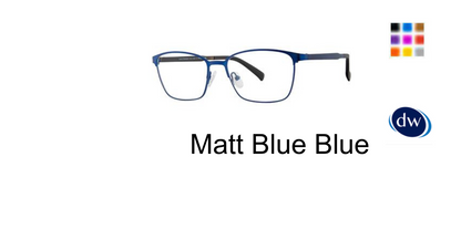 Matt Blue Blue