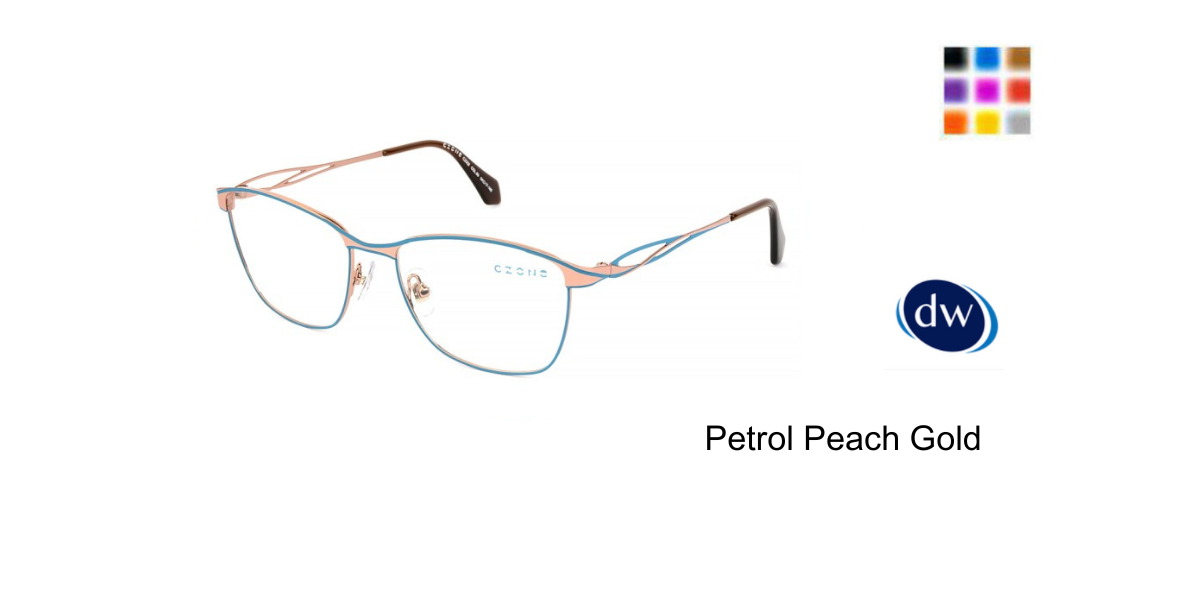 Petrol Peach Gold