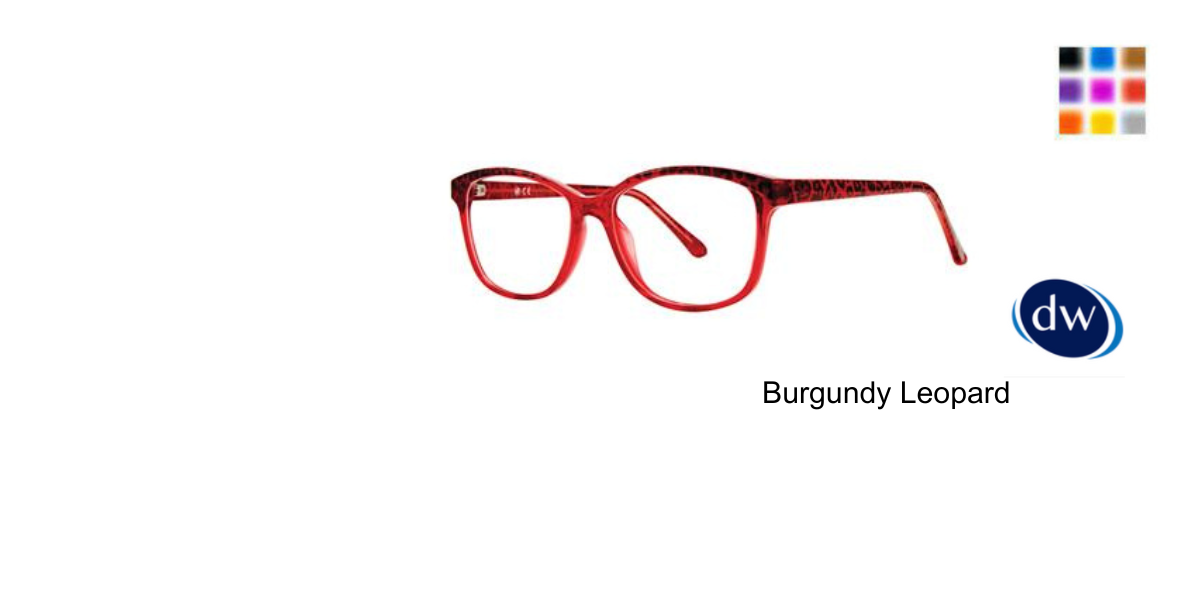Burgundy Leopard