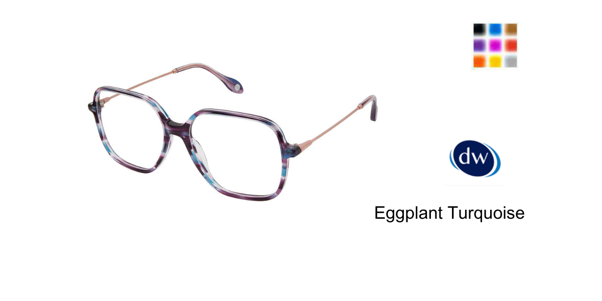 Eggplant Turquoise