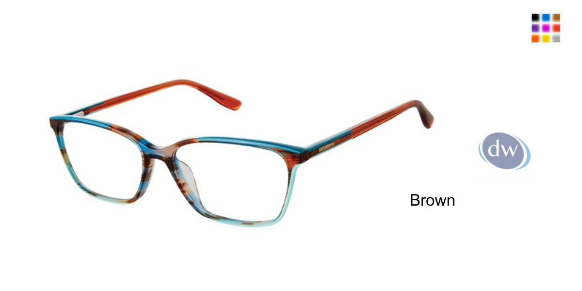 SUPERDRY SDOW005T Eyeglasses Brown