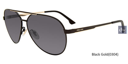 Black Gold (0304) Police SPLB37 Sunglasses.