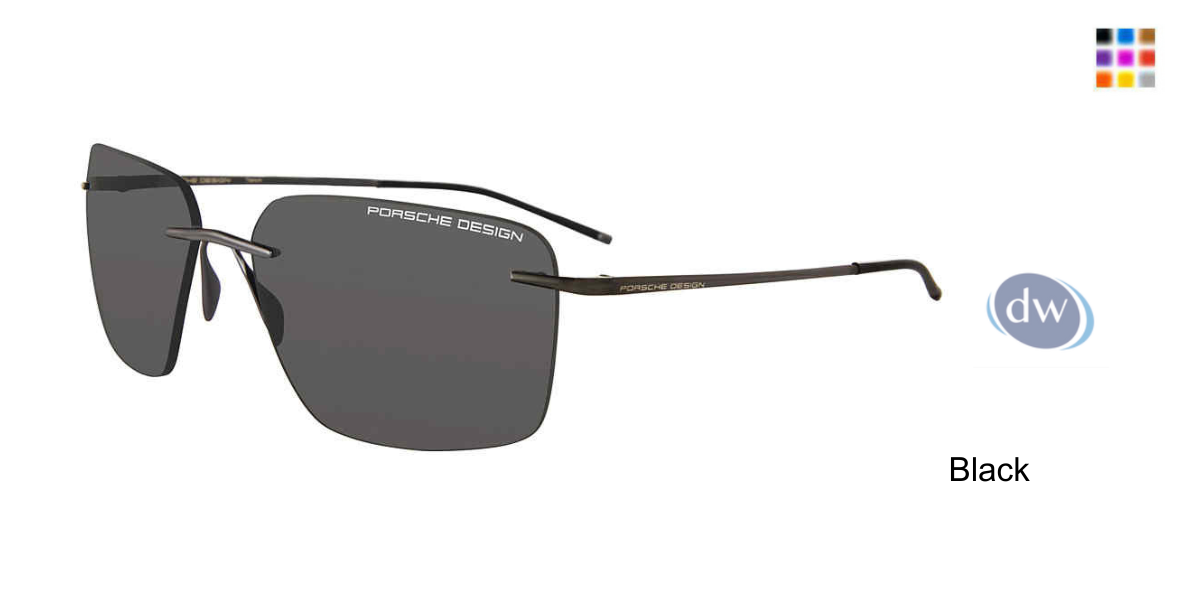 PORSCHE DESIGN P8923 Sunglasses Black