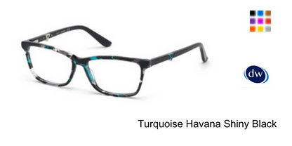 Turquoise Havana Shiny Black