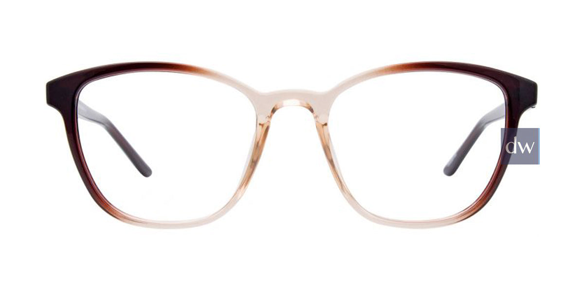 Dark Brown & Light Brown Crystal Cargo C5049 Eyeglasses.