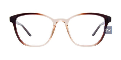 Dark Brown & Light Brown Crystal Cargo C5049 Eyeglasses.