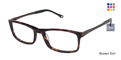 Brown Tort c02 Champion 4004 Extended Size Eyeglasses.