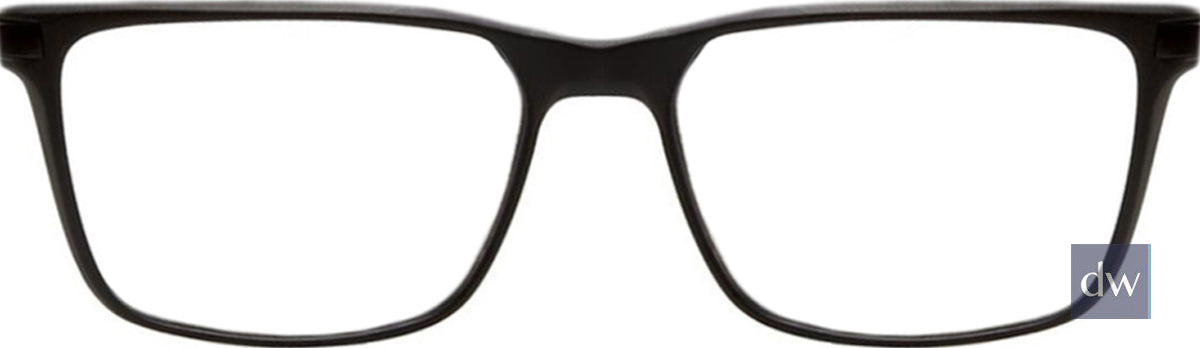 Black c01 Champion 4009 Extended Size Eyeglasses.