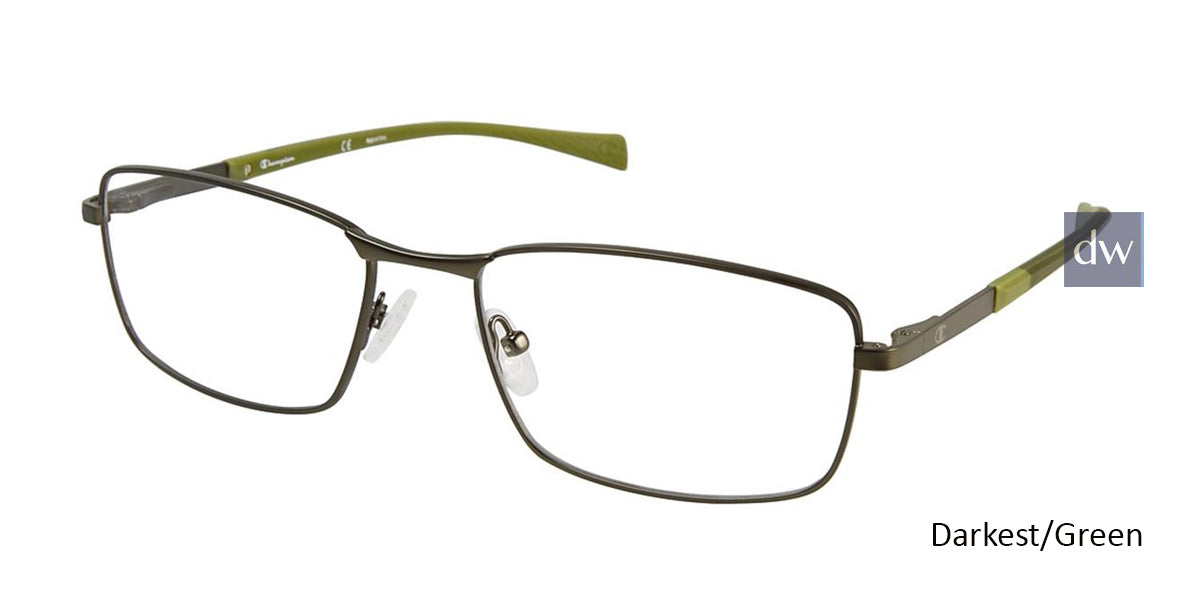 Darkest/Green c03 Champion 4011 Extended Size Eyeglasses.