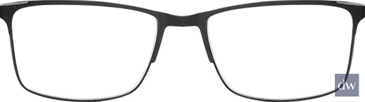 Black c03 Champion 4015 Extended Size Eyeglasses.