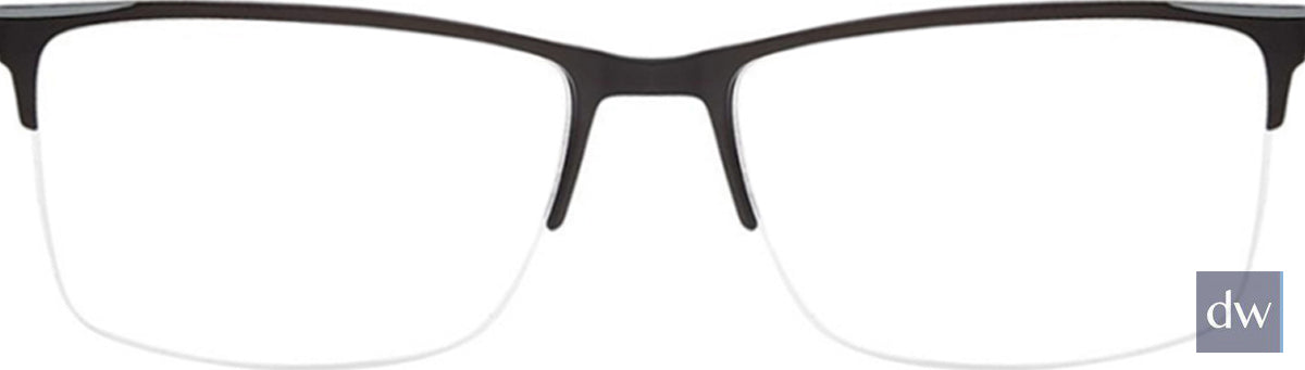 Black c01 Champion 4016 Extended Size Eyeglasses.