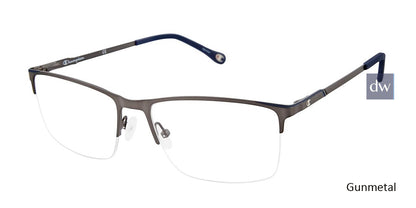 Gunmetal c02 Champion 4016 Extended Size Eyeglasses.