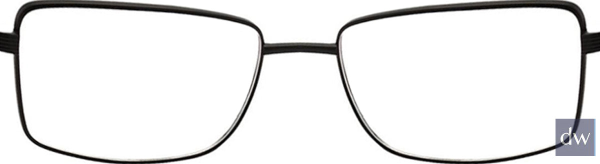 Black c03 Champion 4021 Extended Size Titanium Eyeglasses.