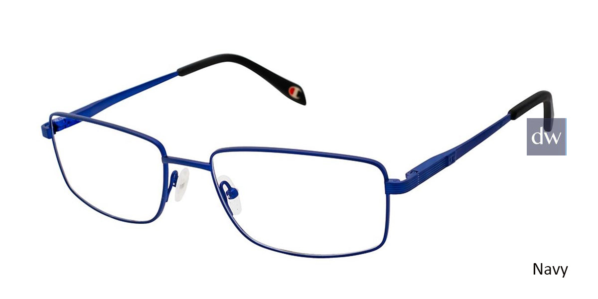 Navy c02 Champion 4021 Extended Size Titanium Eyeglasses.