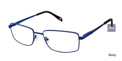Navy c02 Champion 4021 Extended Size Titanium Eyeglasses.