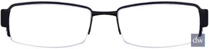 Black/Lt. Gunmetal K12 4041 Eyeglasses - Teenager