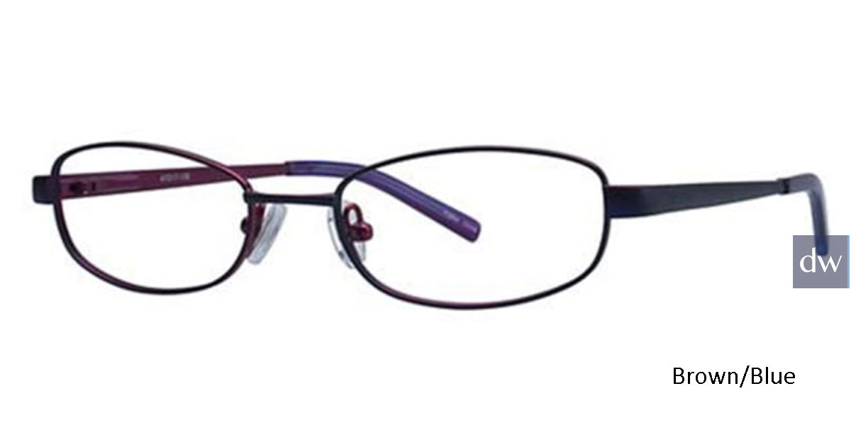 Brown/Blue K12 4047 Eyeglasses