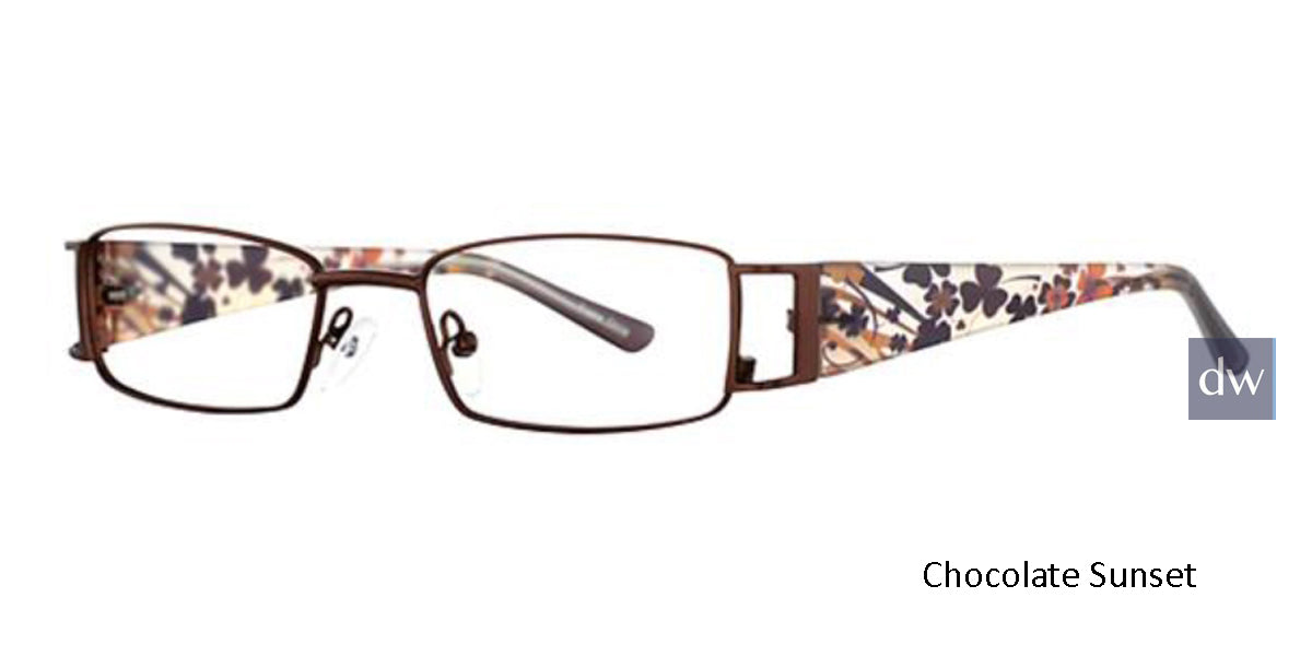 Chocolate Sunset K12 4055 Eyeglasses - Teenager