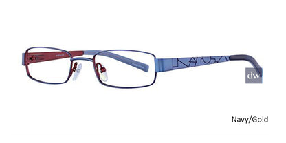 Navy/Gold K12 4057 Eyeglasses