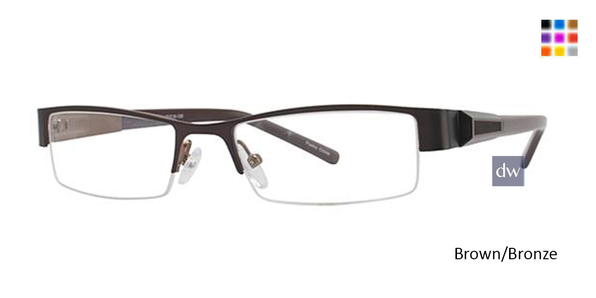 Brown/Bronze K12 4066 Eyeglasses - Teenager