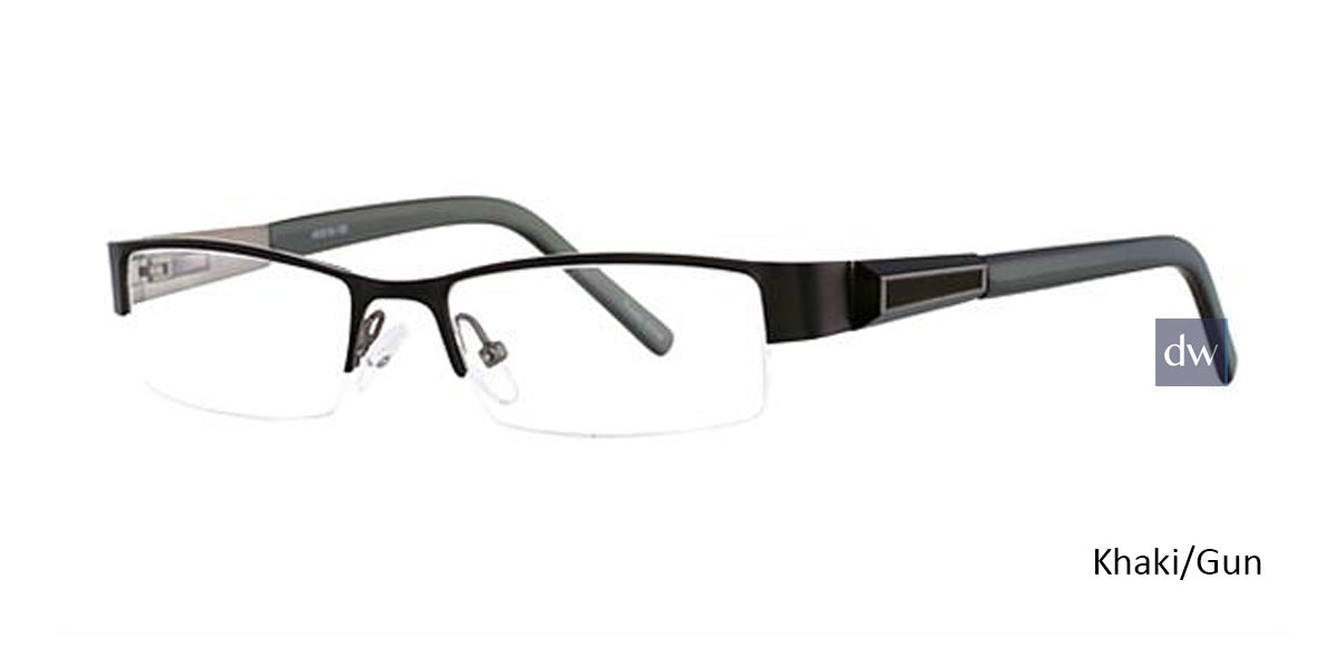 Khaki/Gun K12 4066 Eyeglasses - Teenager
